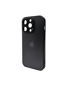 Чохол для смартфона AG Glass Matt Frame Color Logo for Apple iPhone 15 Pro Graphite Black