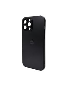 Чохол для смартфона AG Glass Matt Frame Color Logo for Apple iPhone 13 Pro Max Graphite Black