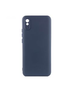 Чехол Original Soft Touch Case for Xiaomi Redmi 9a Dark Blue with Camera Lens