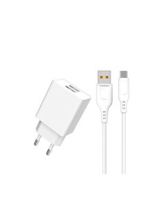 МЗП Denmen DC02V + Micro USB Cable 2.1A White
