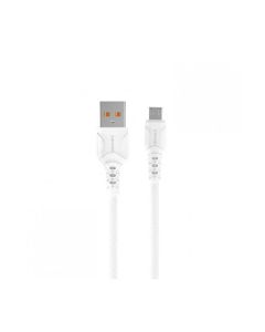 Кабель Denmen D06V Micro USB 2.4A White