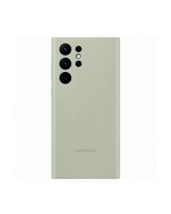 Чехол накладка Samsung S908 Galaxy S22 Ultra Silicone Cover Olive Green (EF-PS908TMEG)