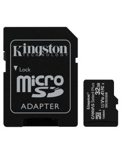 Карта пам'яті Kingston 32 GB microSDHC Class 10 UHS-I Canvas Select Plus + SD Adapter SDCS2/32GB