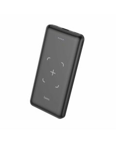 Зовнішній акумулятор HOCO J50 Surf wireless charging mobile power bank(10000mAh) Black