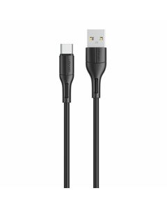 Кабель Usams US-SJ501 U68 Type-C Charging &amp; Data Cable 1m Black