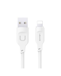 Кабель Usams US-SJ565 Lightning 2.4A Charging &amp; Data Cable Lithe Series 1.2m White