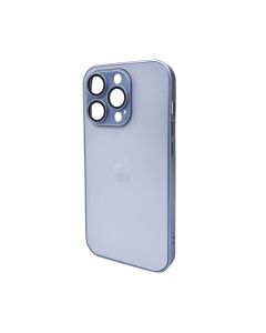 Чохол для смартфона AG Glass Matt Frame Color Logo for Apple iPhone 15 Pro Sierra Blue