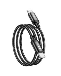 Кабель HOCO X89 Wind 60W charging data cable Type-C to Type-C Black