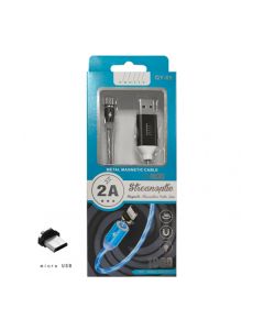 Кабель Profit QY-85 Micro USB 1m 2A RGB