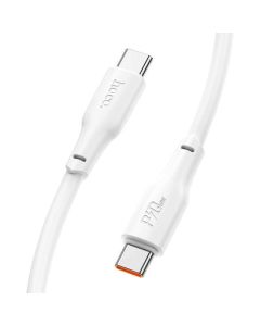 Кабель HOCO X93 Type-C to Type-C 100W, 1m, TPE, TPE connectors, White