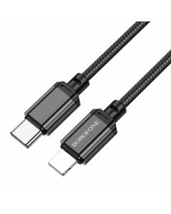 Кабель BOROFONE BX87 Sharp PD charging data cable for iP Black