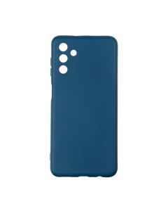 Чехол Original Soft Touch Case for Samsung A04s-2022/A047 Dark Blue with Camera Lens