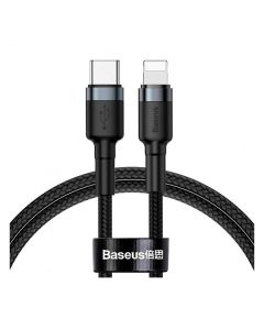 Кабель Baseus Cafule Cable USB Type-C to Lightning PD 20W 1m Black (CATLKLF-G1)