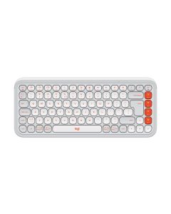 Клавiатура бездротова Logitech Pop Icon Keys Off White (920-013072)