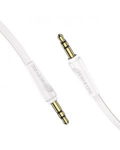 Аудио кабель 3.5 - 3.5 мм Borofone BL6 1m White