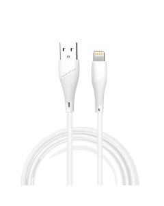 Кабель WUW-X196 USB Lightning 2,4А white