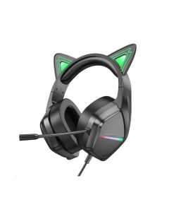 Навушники BOROFONE BO106 Cute cat ear luminous gaming headphones Elf Cat