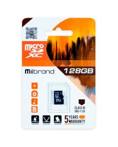 microSDXC (UHS-1 U3) Mibrand 128Gb class 10