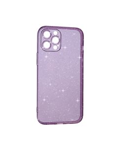 Чохол Silicon Shiny Case iPhone 12 Pro Max Glitter Clear/Lilac Pride