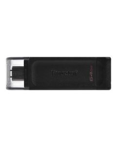 Флеш-накопичувач USB3.2 64GB Type-C Kingston DataTraveler 70 Black (DT70/64GB)