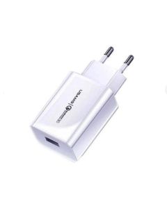 Мережевий зарядний пристрій Usams US-CC083 T22 Single USB QC3.0 Travel Charger (EU) White