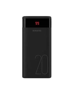 Зовнішній акумулятор Romoss Power Bank 20000mAh Ares20 20W Black (PAS20-102-2135H)