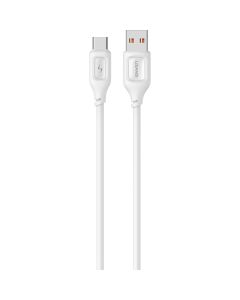 Кабель Usams US-SJ619 3A Type-C Charging &amp; Data Cable -- Moe Series 1m White