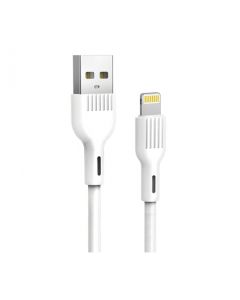 Кабель SkyDolphin S05L TPE Frost Line USB to Lightning 1m White