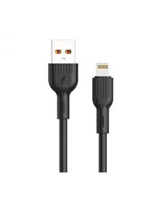 Кабель SkyDolphin S03L USB to Lightning 3A 1m Black (USB-000416)