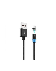 Кабель магнітний SkyDolphin S59V USB to Micro USB 2.4A 1m Black (USB-000442)