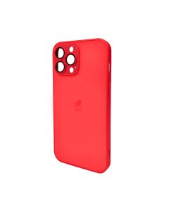 Чохол для смартфона AG Glass Matt Frame Color Logo for Apple iPhone 13 Pro Max Coke Red