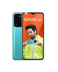 Смартфон Tecno Spark Go 2022 (KG5m) 2/32GB NFC Dual Sim Turquoise Cyan (4895180776960)