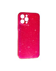 Чехол Silicon Shiny Case iPhone 12 Pro Glitter Rose Red