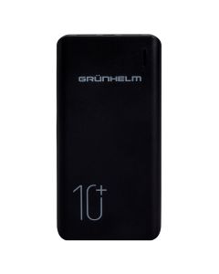 Power Bank, Портативна батарея 10.000 mAh, чорний - GP-02AB (GRUNHELM)