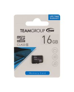 Карта памяти TEAM 16 GB microSDHC Class 10 TUSDH16GCL1002