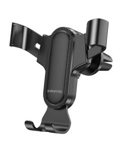 Тримач для мобільного BOROFONE BH74 Rock air outlet gravity car holder Black