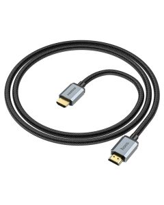 Кабель HOCO US03 HDTV 2.0 Male to Male 4K HD data cable(L=1M) Black