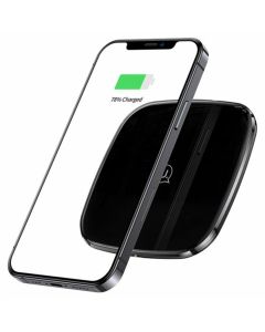 БЗП Usams CD154 Zinc Alloy Ultra-thin Fast Wireless Charger 15W Black