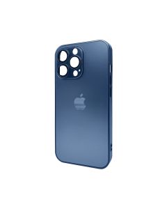 Чохол для смартфона AG Glass Matt Frame Color Logo for Apple iPhone 12 Pro Max Navy Blue