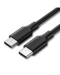 Кабель UGREEN US286 USB 2.0 Type C to Type C Cable Nickel Plating 1.5m (Black) (UGR-50998)