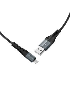 Кабель HOCO X38 Cool Charging data cable for Micro Black