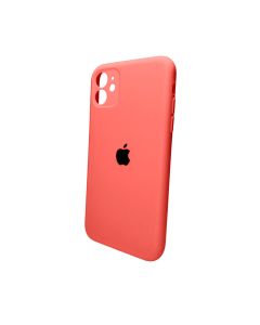 Чохол для смартфона Silicone Full Case AA Camera Protect for Apple iPhone 11 Pro Max кругл 18,Peach