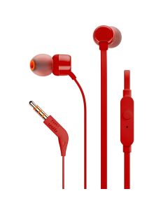 Навушники з мікрофоном JBL T110 Red (JBLT110RED)