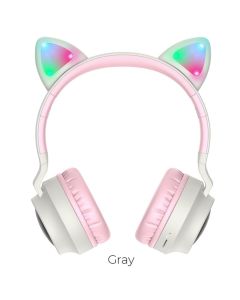 Навушники HOCO W27 Cat ear wireless headphones Grey