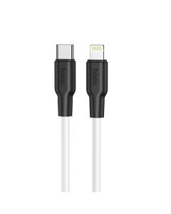 Кабель HOCO X21 Plus Type-C to iP 3A, 20W, 1m,  black and white