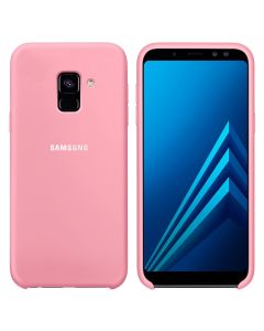 Чехол Original Soft Touch Case for Samsung A8 Plus-2018/A730 Light Pink