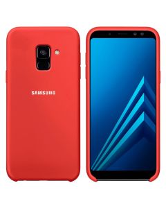 Чехол Original Soft Touch Case for Samsung A8 Plus-2018/A730 Red