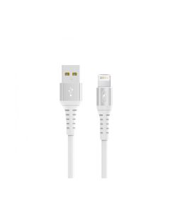 Кабель SkyDolphin S05L TPE Frost Line USB to Lightning 1m White (USB-000548)