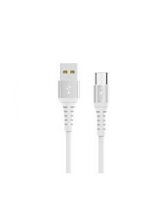 Кабель SkyDolphin S05V TPE Frost Line USB to Micro USB 3A 1m White