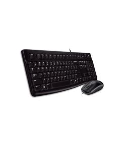 Комплект (клавіатура, мишка) Logitech MK120 Black USB (920-002563)